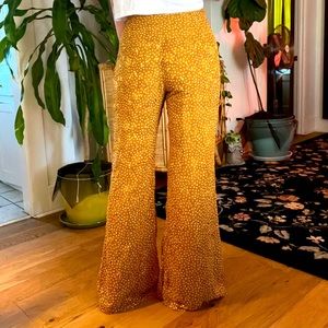 Sage the label yellow flare pant.